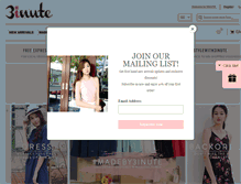 Tablet Screenshot of 3inute.com